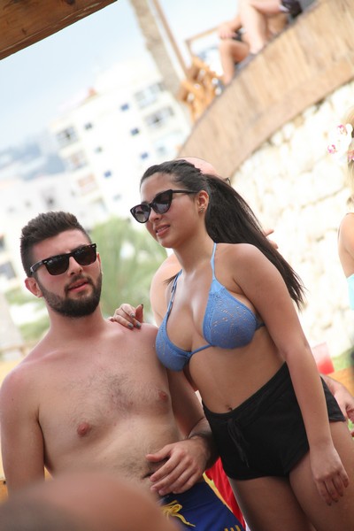 Cyan Beach Bar on Sunday